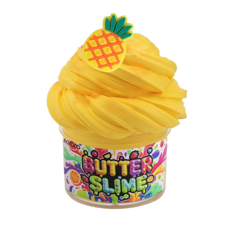 60ml Cross-border Peach Bubblegum Cotton Clay Puff Slime