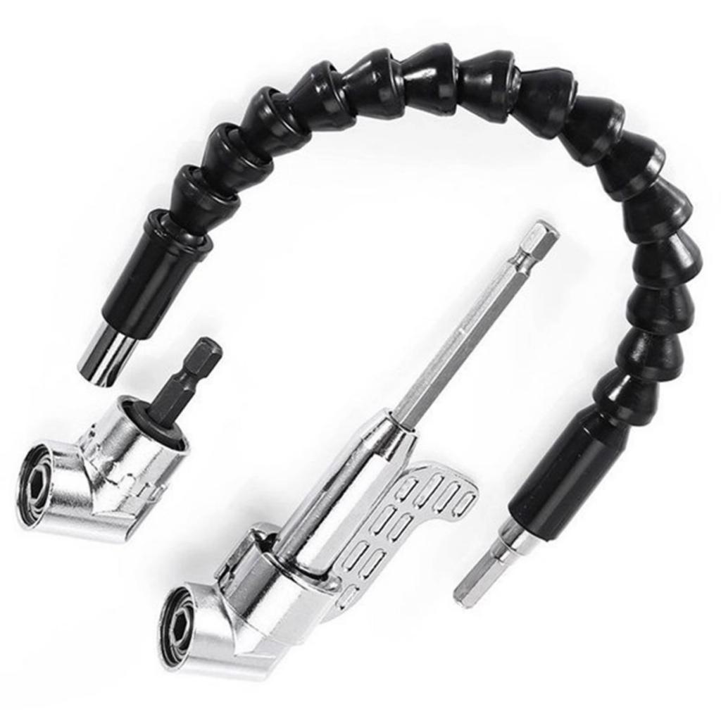 Multipurpose Corner Extension Rod Kit 105 Degree Angled Head Steel Effortless Installation For DIY Projects
