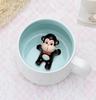 400ML Ceramic Mugs Creative Cute Cartoon Stereo Animal Milk Coffee Cups Couple Cups of Household Drinking Water Supplies