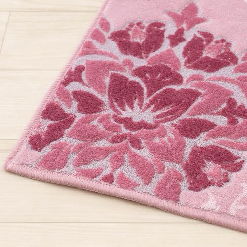 Senko DECORMUSEE Precious Langer Toilettenvorleger, ca.. 80 x 60 cm, Rosa, Elegant, 30277