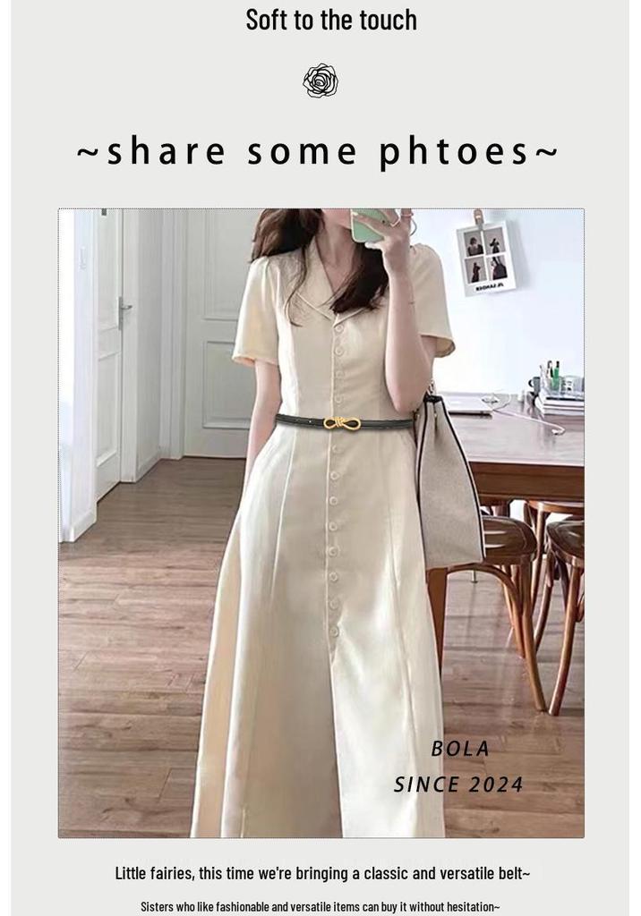 2025 Women's Versatile Genuine Leather Bowknot Waist Cinch - Thin Decorative Belt for Skirts and Shirts