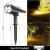 Black Scorpion Solar Outdoor Spotlights