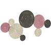 Wall Decor Set, 8 Metal Discs, Multicolored