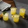 4 Pack 13oz Double Wall Drinking Glasses Set Stylish Insulated Drinkware Enhance Beverage Experience Home Use