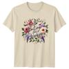 In The Waiting God Is Working Unisexs TShirt Floral Faith Christian