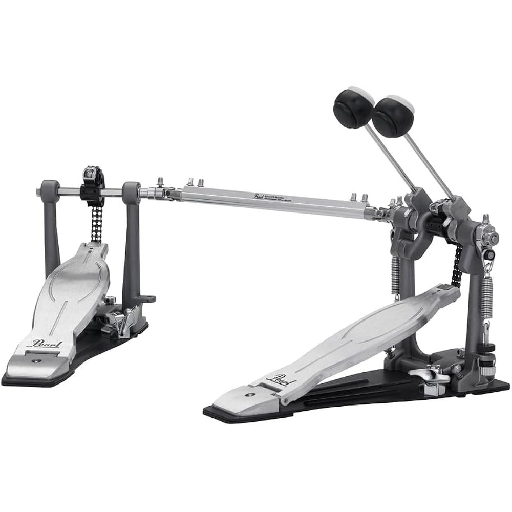 Pearl Pearl Drum Twin Pedal Eliminator Solo “BLACK” Round Cam Duo Beater P-1032