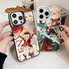 Genshin Impact Anime Soft Phone Case for iPhone 15 16 17 Pro Max 17Air 16E 14 Plus 13 12 Mini Shockproof Cover Back Shell