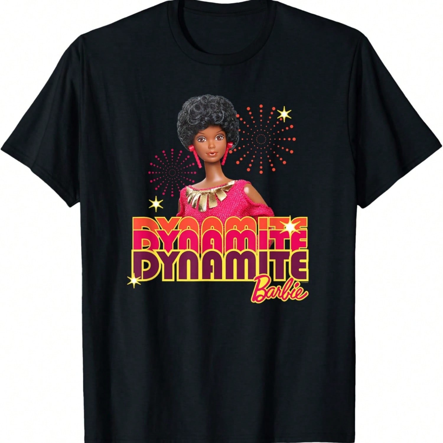 - 1980 s Black Horizontal Dynamite Logo T-Shirt S разноцветный