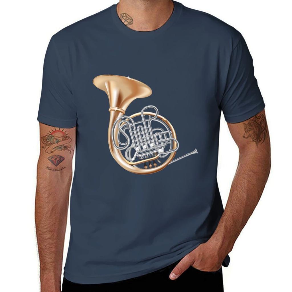 French Horn Tshirt Performance Workout Short Sleeve Tee