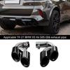 19-21 BMW X5 X6 G05 G06 Černý Chrom Nerezová Ocel Koncovka Výfuku