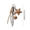 Elegant Leather Star Purse Charm Trendy Keychain Crafted To Enhances The Look Of Any Bag With Subtle Sophistication