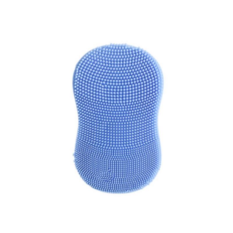 3PCS Soft Handheld Silicone Facial Cleansing Brush Anti-Slip Face Exfoliating Scrubber Brush