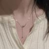Women's Daily Cold Double Waterdrop Chain Necklace