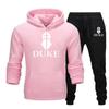 2023 Men's Sets DUKE Tracksuit 2 Pieces Set Loose Hoodies FleeceSweatshirt+Pants Suit Hoodie Sportswear Jogging Clothing