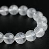 Eigado Lemurian Seed Quartz 18 approximately 17cm inner natural power good luck Bracelet, beads, 11.5mm each, diameter, stone, stone, charm,