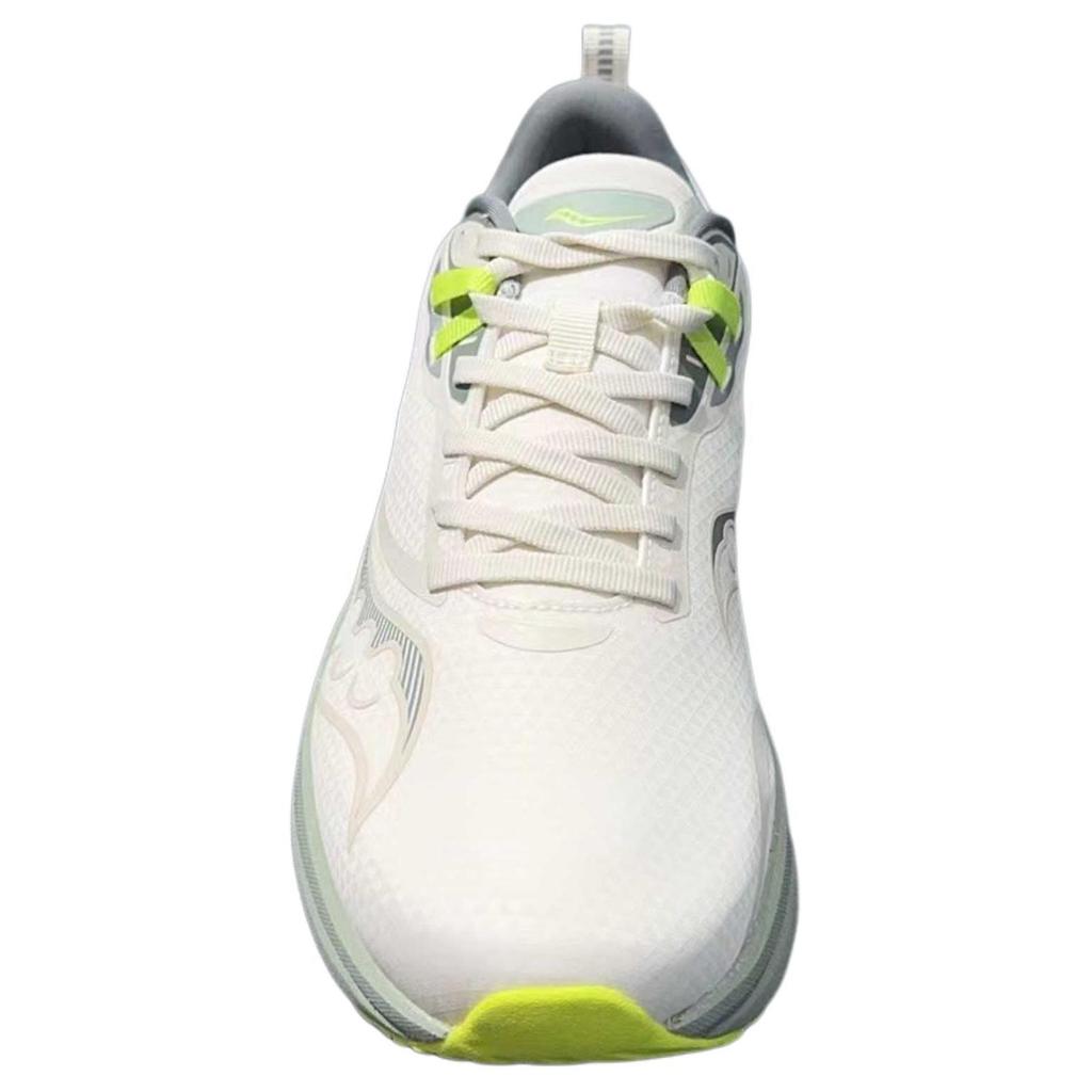 Saucony Wave Fashion Comfortable Non-Slip Wear-Resistant Low-Top Running Shoes Men Running Shoes White Green S28198-2