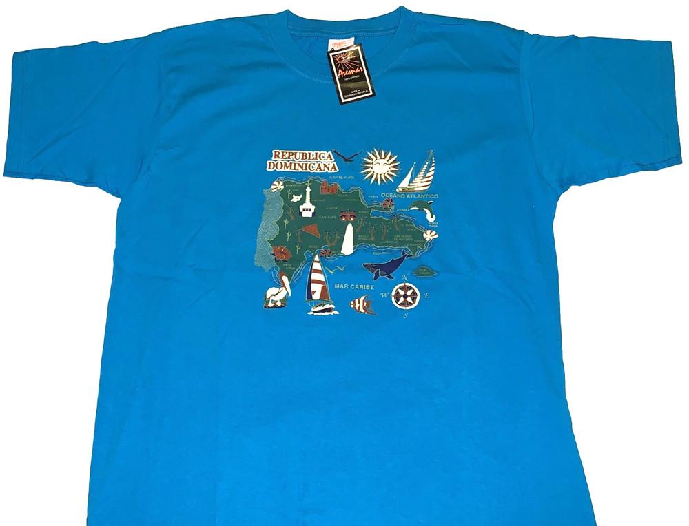 Rare Vintage 2000s Republica Dominicana Dominican Republic T-Shirt New! NWT MED Unisex T-Shirt S