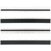 10PCS 1x40Pin 2.54mm Single Row Female + 10pcs 1x40 Male Pin Header Connector