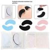50 Pairs Isolate Uv Hydrogel Eyelash Patches Black Lash Gel Pads For Eyelash Extension Uv Rays Paper Stickers Wraps Makeup Tools