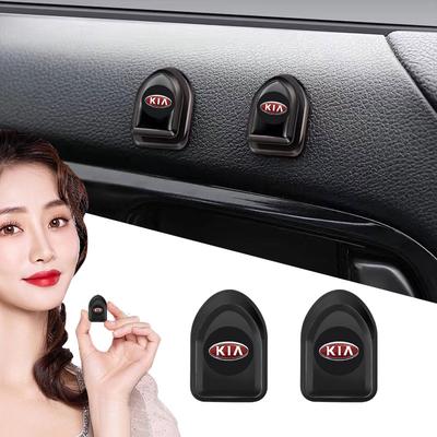 Mini Ganci Portatili per Auto Neri Autoadesivi Ganci Invisibili Portaoggetti Interno Gancio Per Rio Ceed Sportage Cerato Soul Sorento K2 K5 Flip