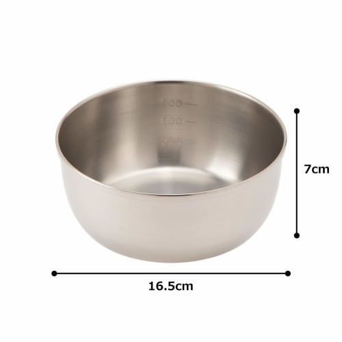 Endo Shoji SA18-10 Three-Layer Steel Yatoko Pot (with Measuring Scale), 16cm, AYT0916