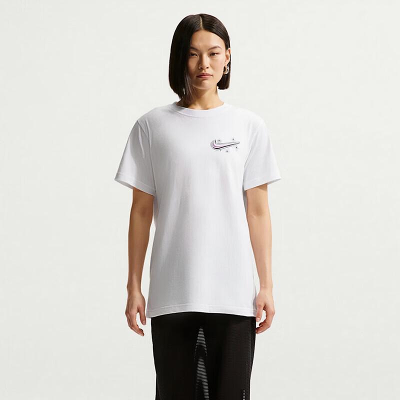 Nike Women s Loose Fit Short-Sleeve Knit Top XS
