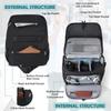 Polyester Crossbody Camera Case Anti Theft Design Padded Compartments Wide Compatibility Crossbody Bag