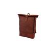 Leather Backpack Shoulder Bag 17" Laptop Rucksack Office School Handbags Rolltop