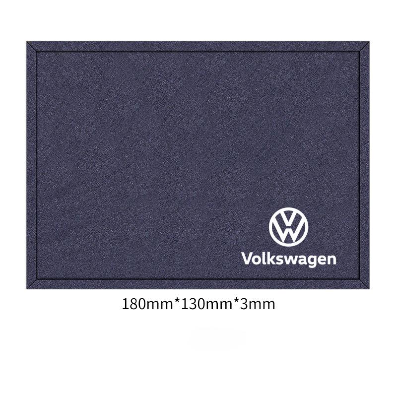 2026 Hot Suede Center Console Decoration Mat Car Anti Slip Pad For VW Volkswagen Jetta GTI Golf 6 Polo B5 Interior Mouldings UYAF-N871