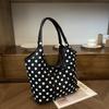 Korean Style College Style Casual Large Capacity Women's Bag New Dot Print Bucket Bag Fashion Backpack
