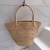 Straw Handmade Woven Bag for Women - Handmade Raffia Woven Tote Handbag, Summer Mesh Beach Purse for Vacation Holiday