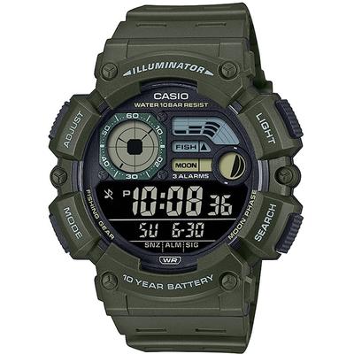 Erkek WS-1500H-3BJF [CASIO Koleksiyonu] Yuvarlak Saat Reçine Dijital