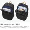 EASTBOY Backpack 32L Neo Preppy EBA115 Black x White 05 Japanese High School Bag