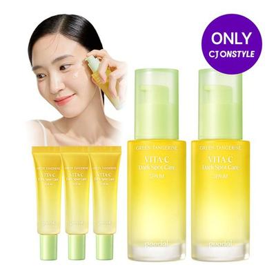 Green Tangerine Vita C Blemish Care Serum 30ml X2 + Green Tangerine Serum 10ml*3 (100% Volume of Original Product)