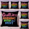 Morning Noon Cushion Cover Short Plush Doublesided Print Square Throw Pillow Covers Sofa Home Cushion Decor