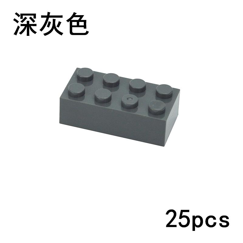

Non-Toxic 25Pcs 2X4 Dots Thick Figures Bricks Assemblage Contruction Building Blocks Compatible Leduo 3001 Educational Toys For Children