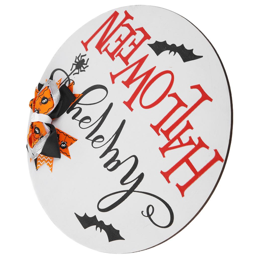 Door Sign Wooden Hanging Halloween Ornament Sign for for Outdoor Indoor Garden Home Decoration