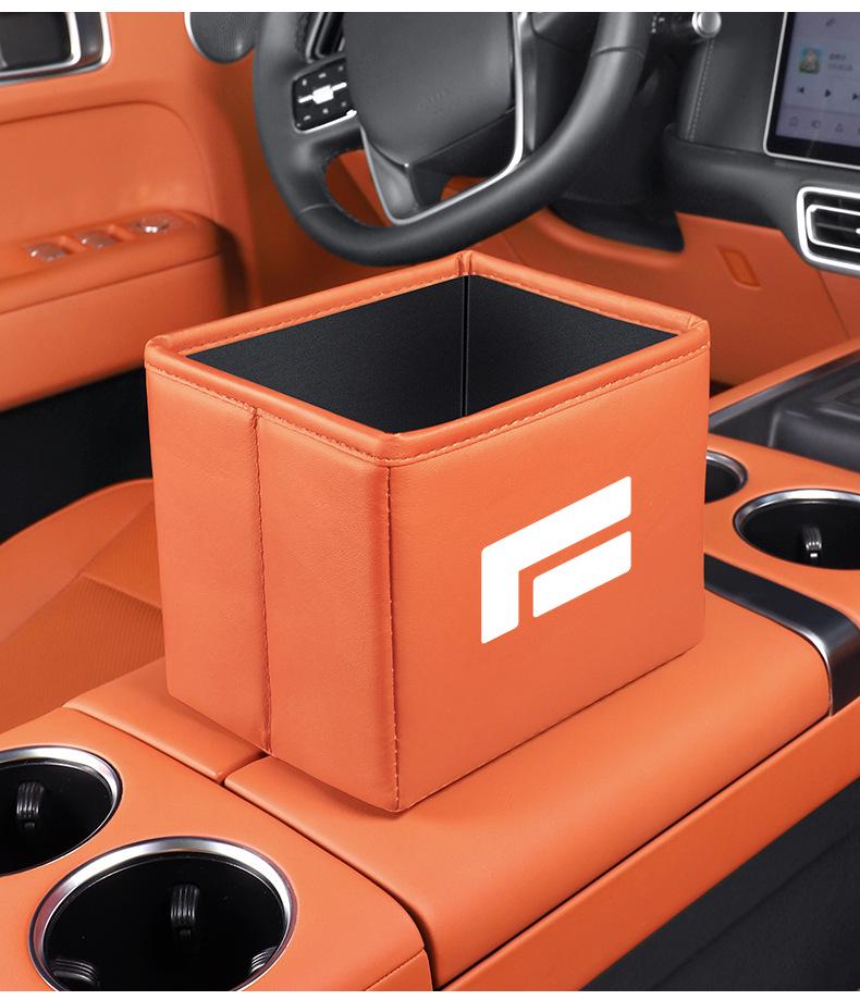 Jishi 01 Car Storage Box - Multi-functional Foldable Organizer & Trash Can