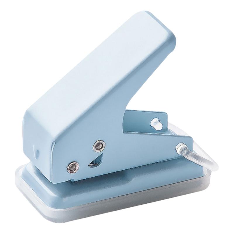 Multifunctional Single Hole Punch 6mm Round Hole Punch Single Hole Punch Handheld Punching Pliers for Office School