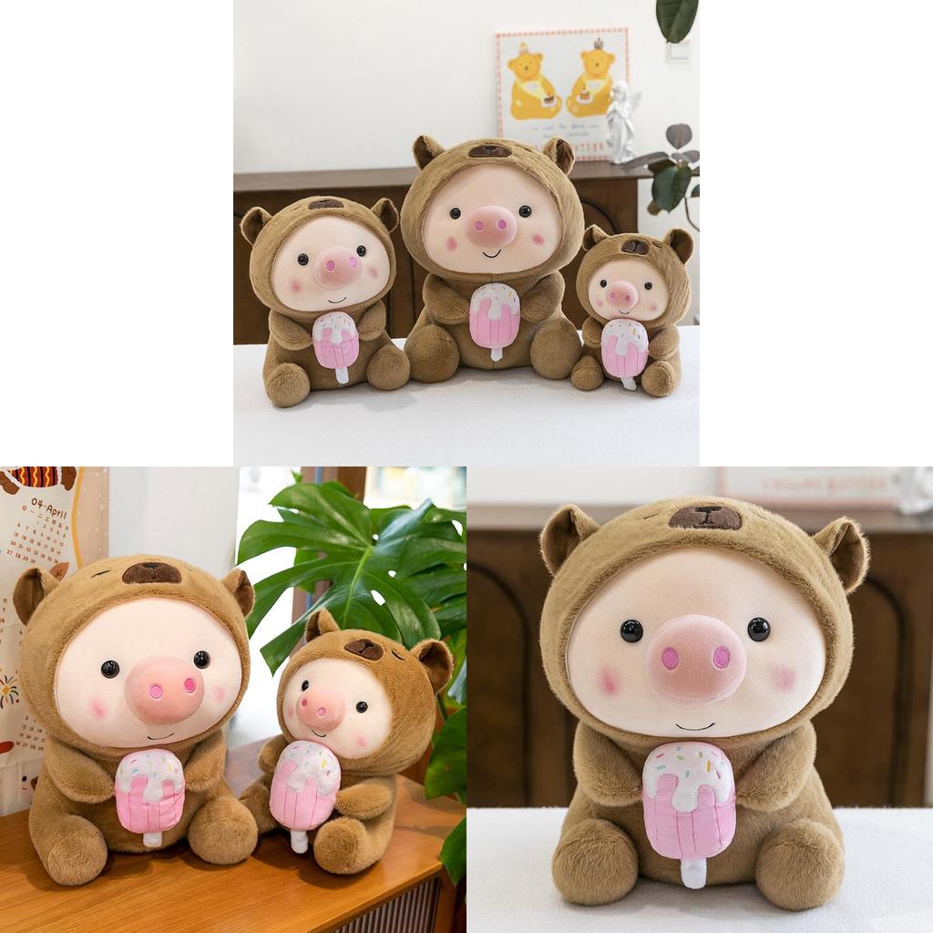 Plush Pig Toy With Capybara Transformation For Children Sleep Cushion And Gift