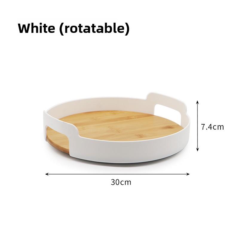 Multi-functional Storage Tray, Fruit Tray, Storage Tray, Dinner Plate, Tea Tray, Bamboo Panel, Desktop Decorative Tray