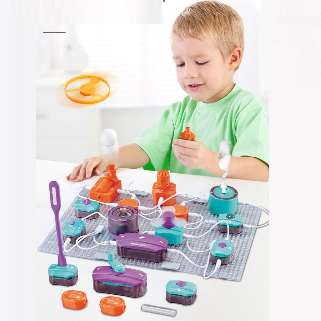 DIY Science Experiment Kit - Electronic Circuit Building Blocks for Primary Students