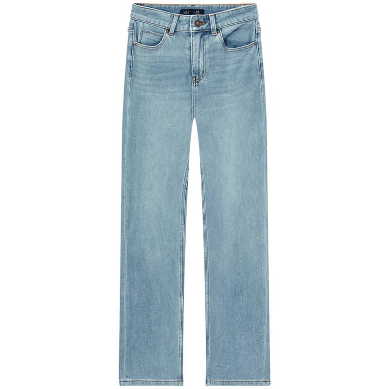 EICHITOO Women's Four-Way Stretch Straight-Leg Jeans