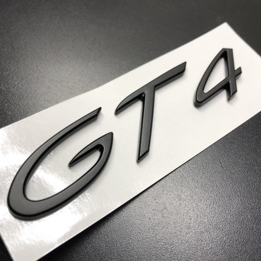 Cayears GTS GT1234 RS ABS Kunststoffen Sticker Badge Decals Racing Embleem Geschikt Na 2012 Voor Porsche Auto Carrosserie Achterklep