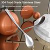 Coffee Spoons,4-Piece GLAMFIELDS Teaspoons with a Long Handle, 6.1"Demitasse Espresso Spoons Set Food Grade Stainless Steel Small Serving Spoons for