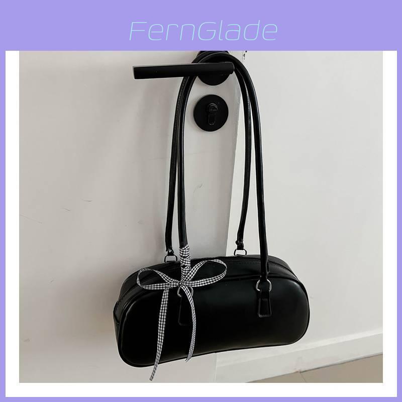 Trendy Summer 2024 Korean Style Pu Handbag For Women With Bowknot Accent