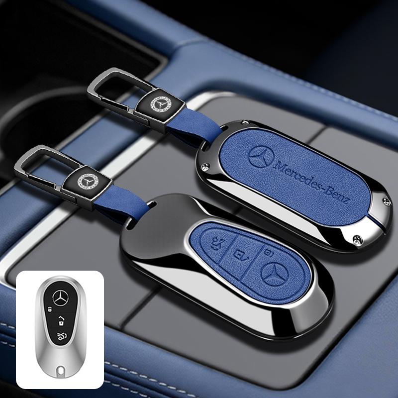 FSUO7 Car Remote Key Case Cover Shell For Mercedes Benz C E S Class GLC W206 W223 W214 E300 C260 C300 S450 S500 Keychain Accessories