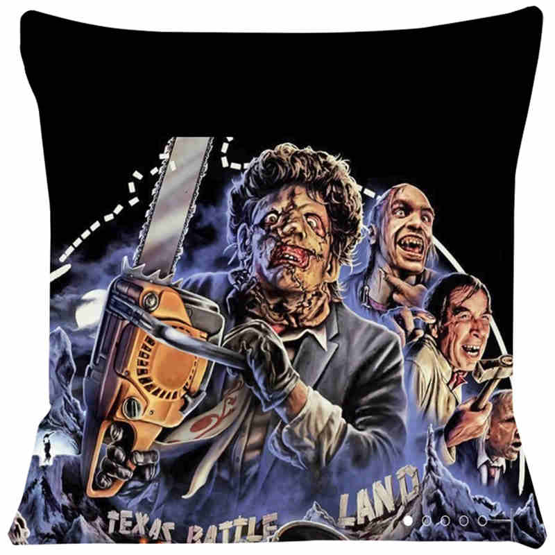 Super Soft Cushion Cover Horror Movie 45X45 Pillow for chairs Home Decorative cushions for sofa Throw Pillow Cover SJ217
