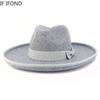 Neuestes Design Fedora Hut für Frauen Fascinator Rosa Hochzeitsdekoration Kirchenhüte Winter Wolle Panama Jazz Cap