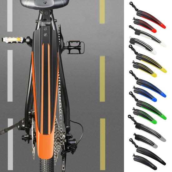 2 Pcs Bicycle Fender Adjustable Front And Rear Fenders Universal Bike Mud Guard Accessories for Mountain Road Bike